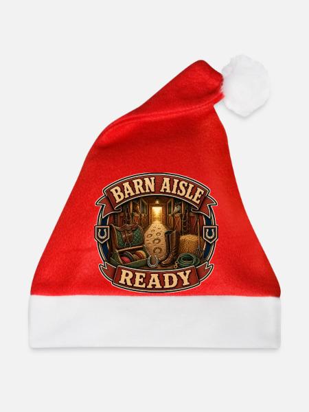 BARN AISLE READY - Weihnachtsmütze - Rot - Vorne