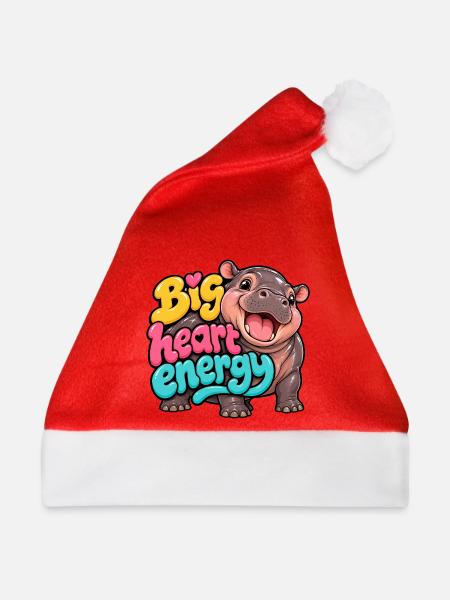 Zwergflusspferd - Weihnachtsmütze - Rot