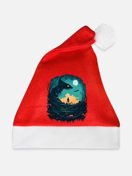 laufend - Weihnachtsmütze - Rot