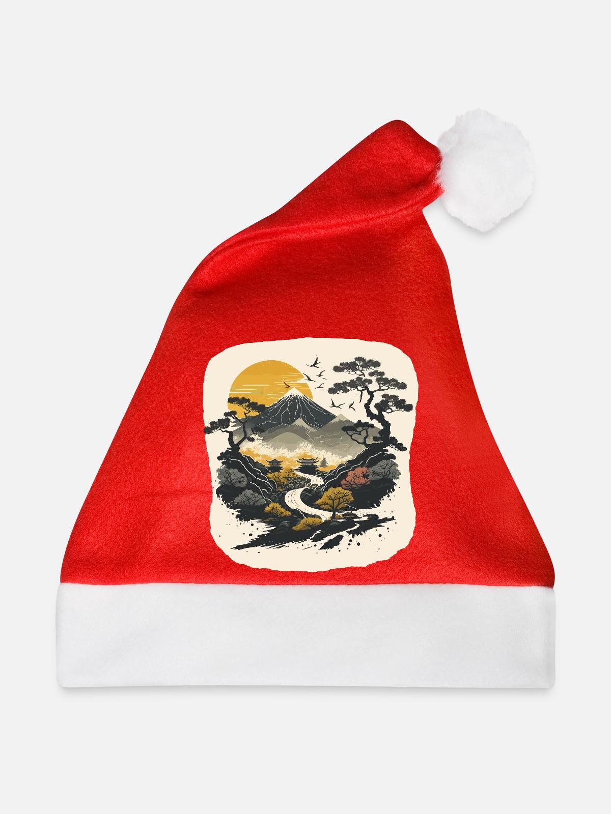 Alte Schule - Weihnachtsmütze - Rot - Vorne