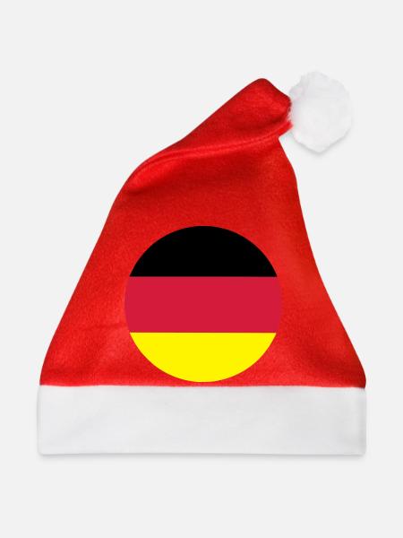 Deutschland - Weihnachtsmütze - Rot