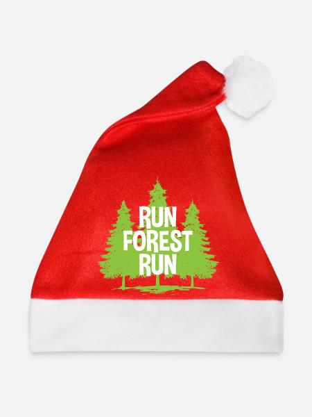 Run Forest Run - Weihnachtsmütze - Rot