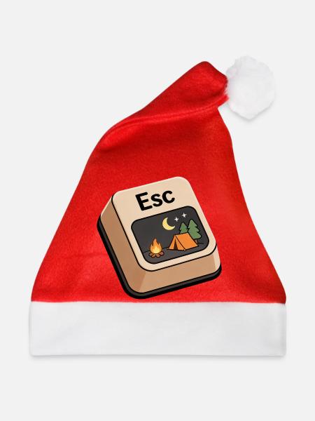 Camp Night Escape Schlüssel-Kunst - Weihnachtsmütze - Rot