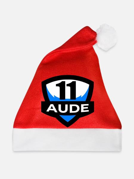11 Aude - Weihnachtsmütze - Rot