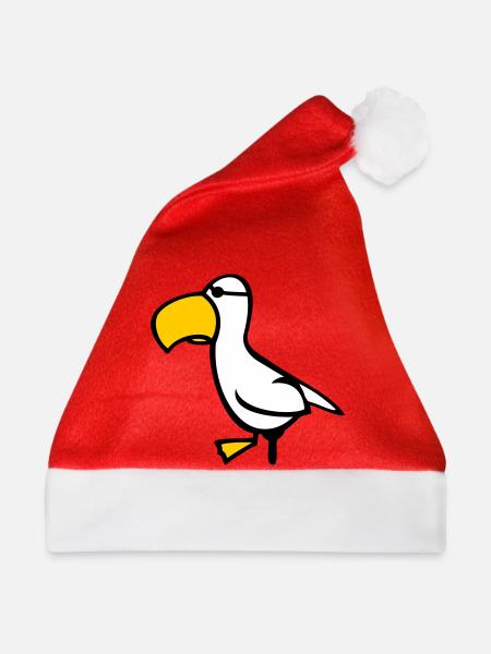 Piratenmöwe - Weihnachtsmütze - Rot