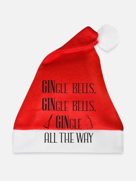 GINgle bells - Weihnachtsmütze - Rot