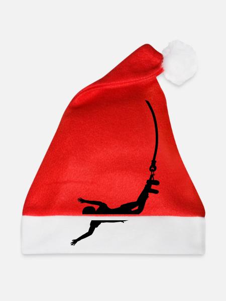 Bungee Jumping - Weihnachtsmütze - Rot