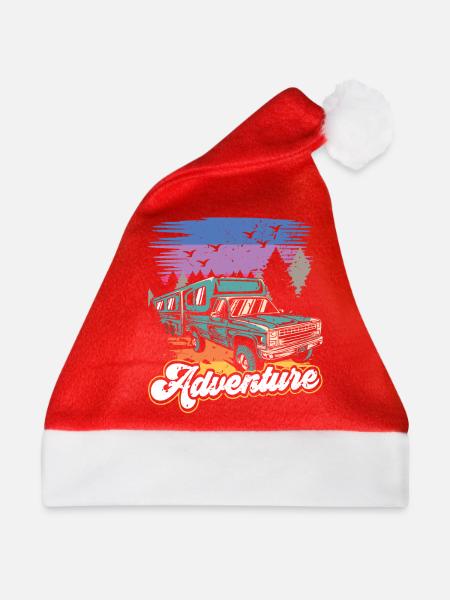 adventure - Weihnachtsmütze - Rot - Vorne