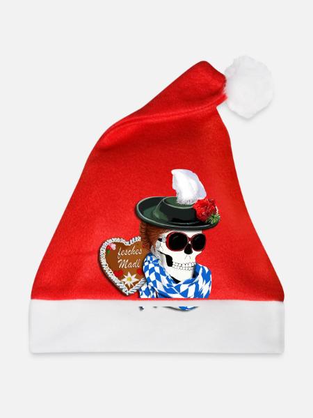 fesches Madl - Weihnachtsmütze - Rot