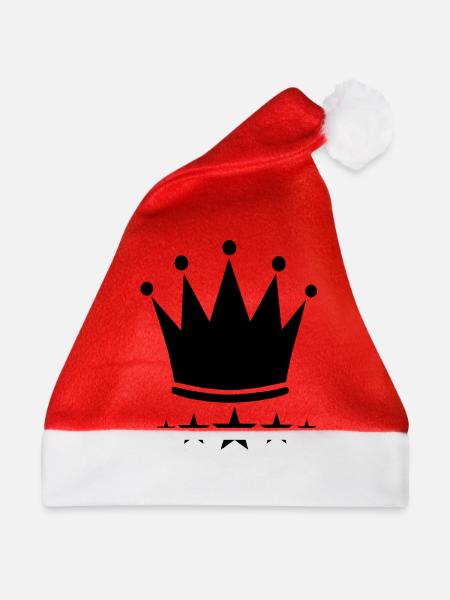 Crown ***** 5 stars - Weihnachtsmütze - Rot