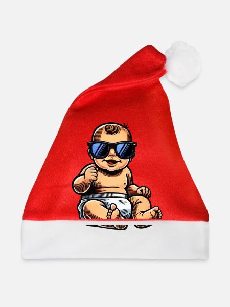 baby - Weihnachtsmütze - Rot