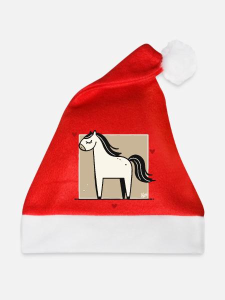 Ich liebe mein Pferd - Weihnachtsmütze - Rot