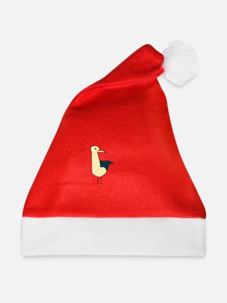 Möwe - Weihnachtsmütze - Rot