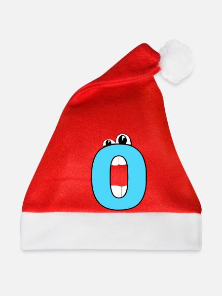 O - Weihnachtsmütze - Rot