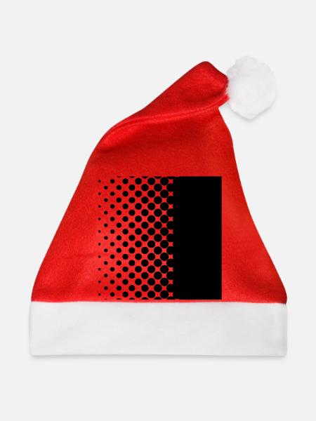 Black points - Weihnachtsmütze - Rot