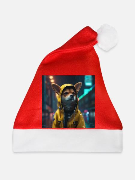 Human Dog - Weihnachtsmütze - Rot