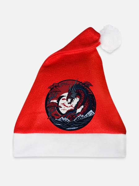 Ewiger Drache - Weihnachtsmütze - Rot