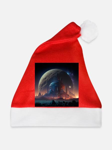 Megalopolis Alien 02 - Weihnachtsmütze - Rot
