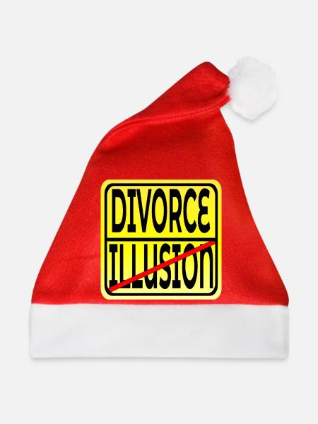 ILLUSION EHE SCHEIDUNG - Weihnachtsmütze - Rot