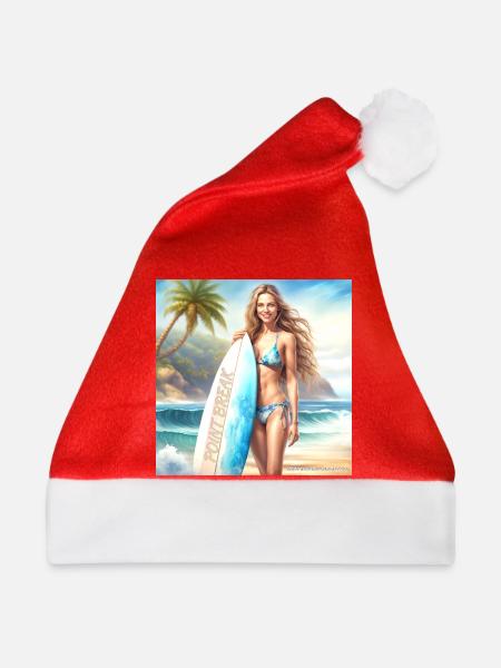 Mädchen Action Surf 2 - Weihnachtsmütze - Rot