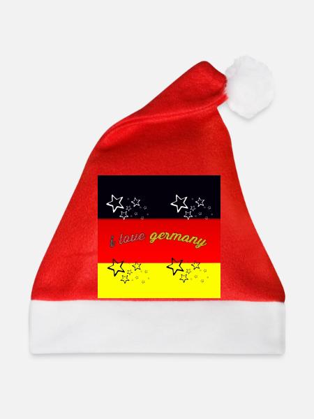 Ich liebe Deutschland - Weihnachtsmütze - Rot