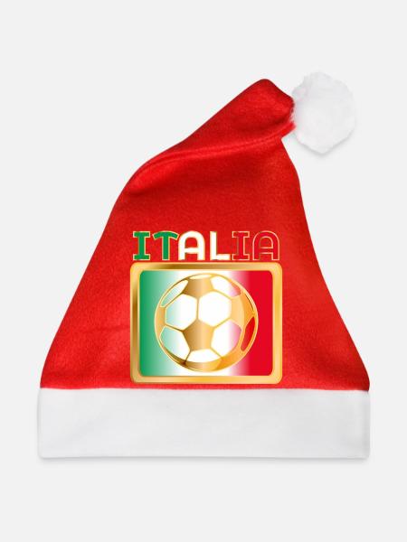 ITALIEN FUSSBALL - Weihnachtsmütze - Rot