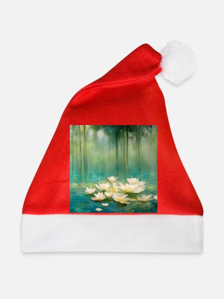 Seerosen - Weihnachtsmütze - Rot