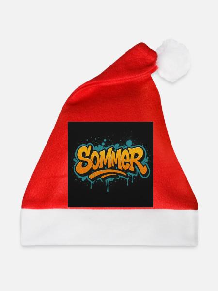Sommer - Weihnachtsmütze - Rot