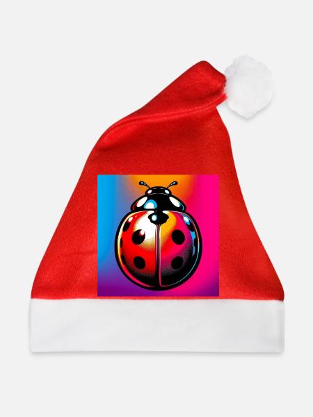 Marienkäfer - Weihnachtsmütze - Rot