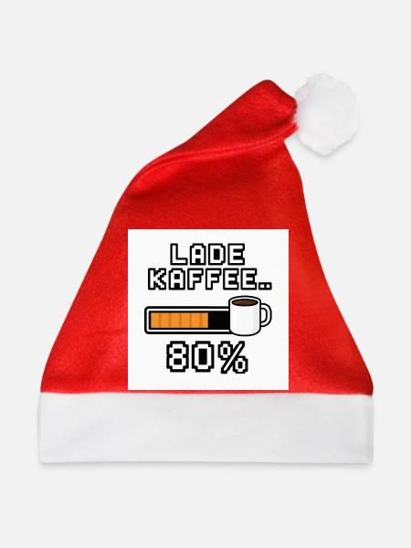 Lade Kaffee 80% - Weihnachtsmütze - Rot