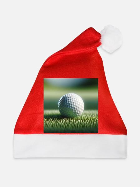 Sport, Golf - Weihnachtsmütze - Rot