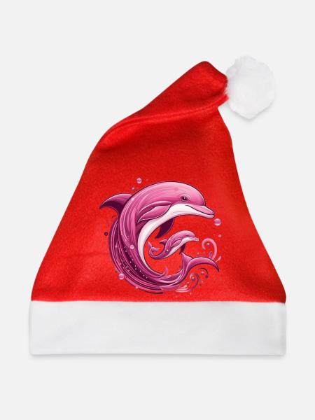 Delphine - Weihnachtsmütze - Rot