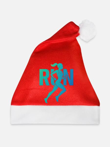 Schöne Sportlerin - Weihnachtsmütze - Rot