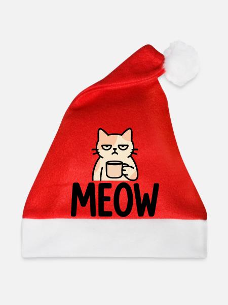 Morgenmuffel - Weihnachtsmütze - Rot