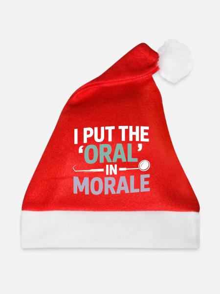 Gestaltung der klinischen Praxis für Zahnärzte - Weihnachtsmütze - Rot - Vorne