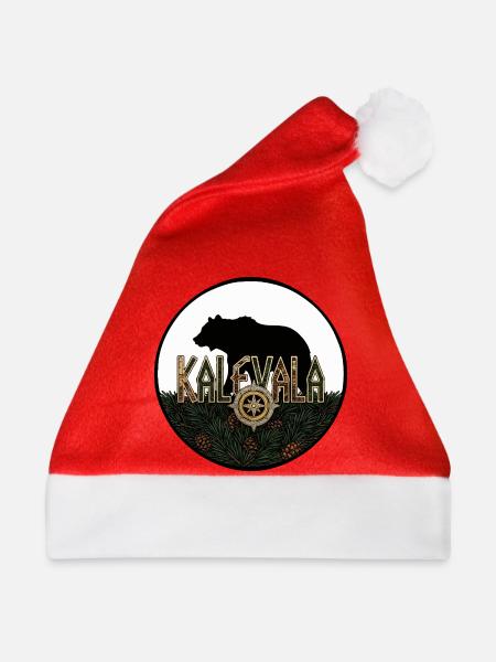 Kaleval Finnland - Weihnachtsmütze - Rot
