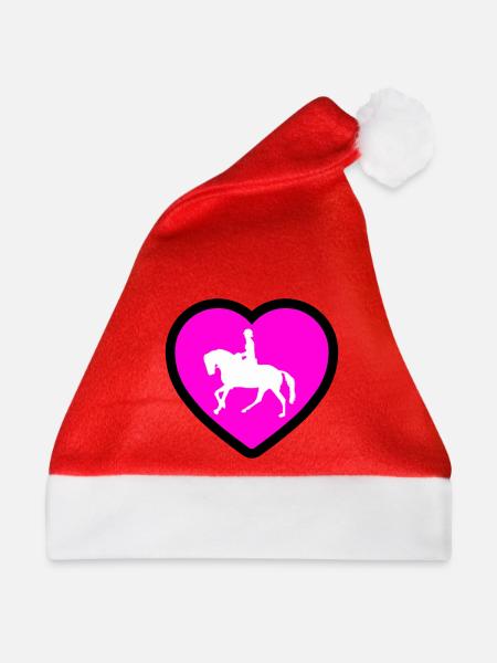 Pferde - Weihnachtsmütze - Rot