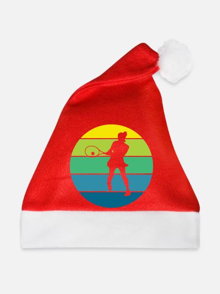 Tennis - Weihnachtsmütze - Rot