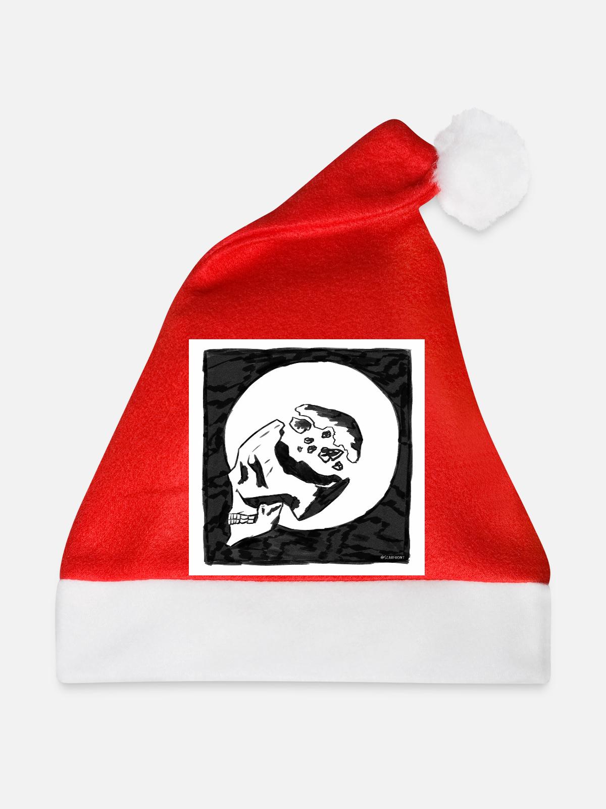 Geistlos - Weihnachtsmütze - Rot - Vorne