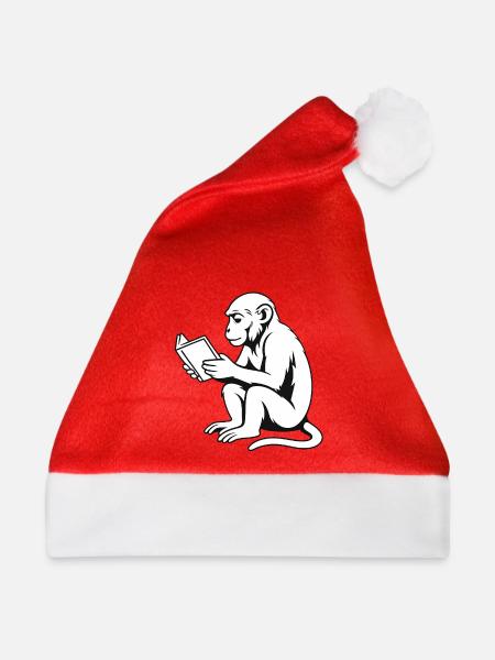Affenbewusst - Weihnachtsmütze - Rot
