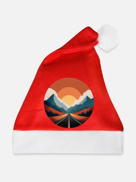 Bergwandern für Naturliebhaber - Weihnachtsmütze - Rot