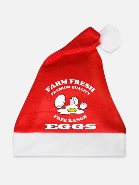 EGGS - Weihnachtsmütze - Rot - Vorne