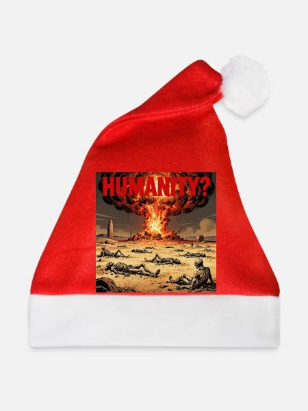 Atomic Humanity? - Weihnachtsmütze - Rot
