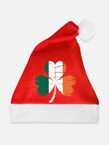 Irischer Stolz - Weihnachtsmütze - Rot