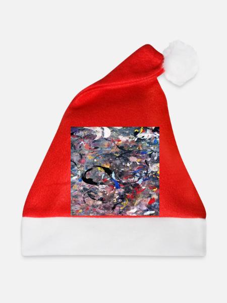 Gelegenheitskunst - Weihnachtsmütze - Rot