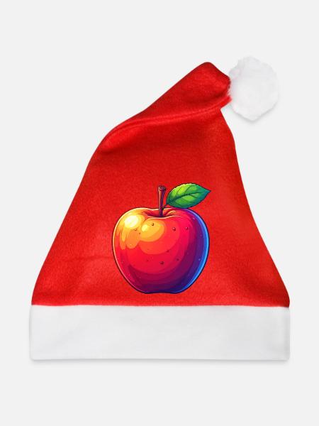 Apfel - Weihnachtsmütze - Rot