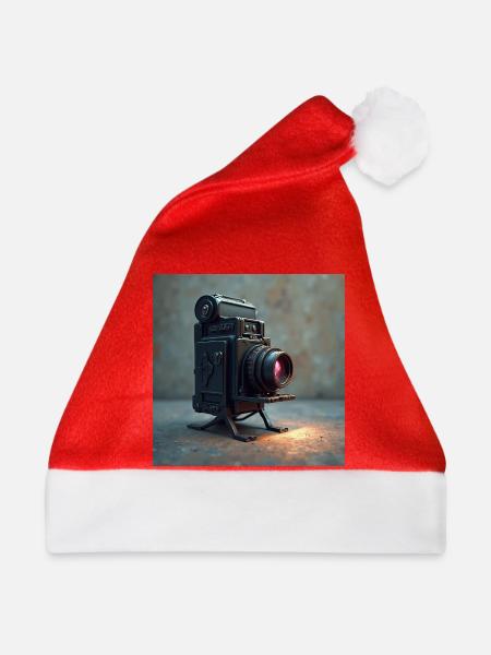 Kamera - Weihnachtsmütze - Rot