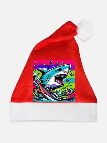 Hai - Weihnachtsmütze - Rot