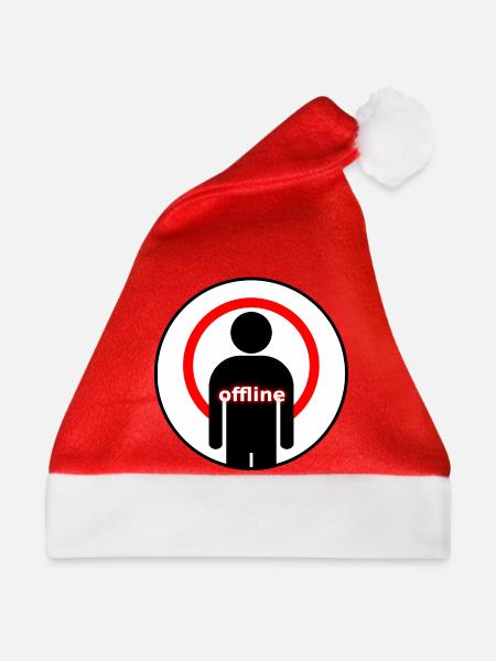 Offline Mode Introvert Signal Lost - Weihnachtsmütze - Rot