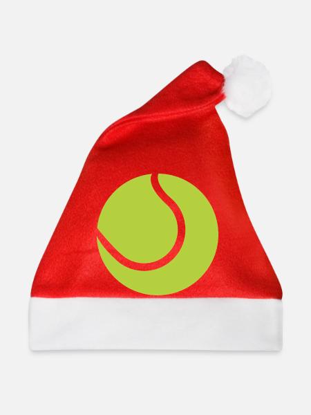 Tennisball - Weihnachtsmütze - Rot